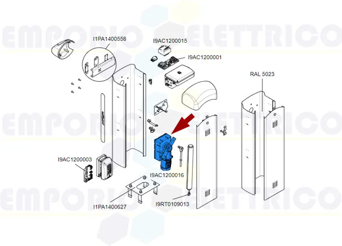 came ricambio motoriduttore g4040ezt z32 88003-0056 