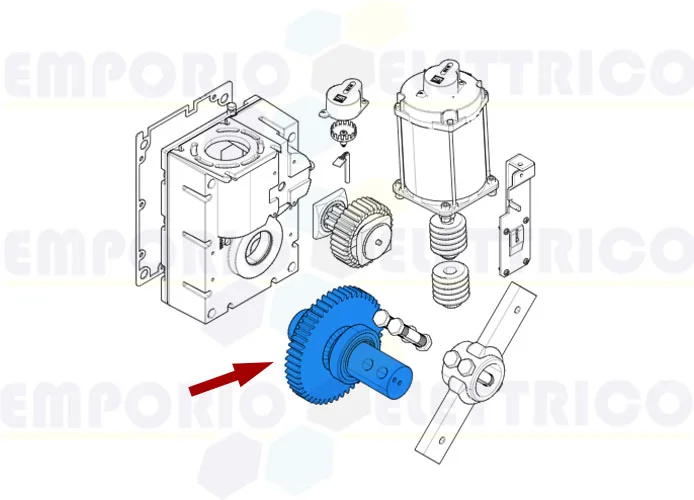 came ricambio albero lento g4041 119rig182 