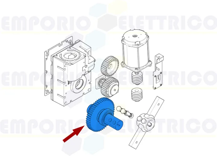 came ricambio albero lento g4040z g4040iz 119rig341