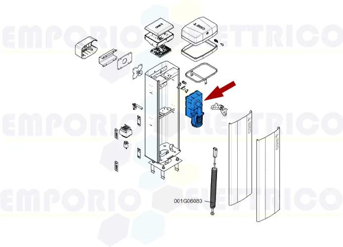 came ricambio motoriduttore gt4 24v dc 88003-0084