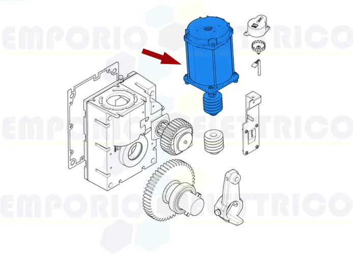 came ricambio gruppo motore g2081 119rig154