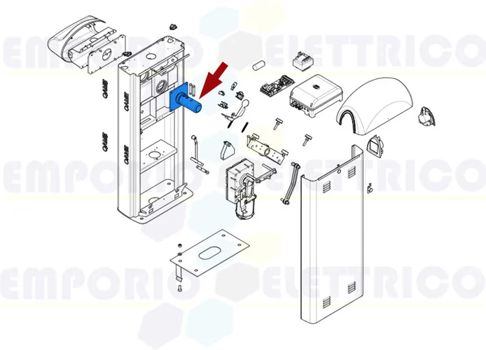 came ricambio albero movimentazione asta gard 8 119rig163