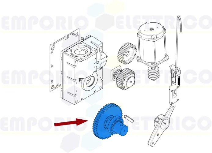 came ricambio albero lento g12000 119rig100