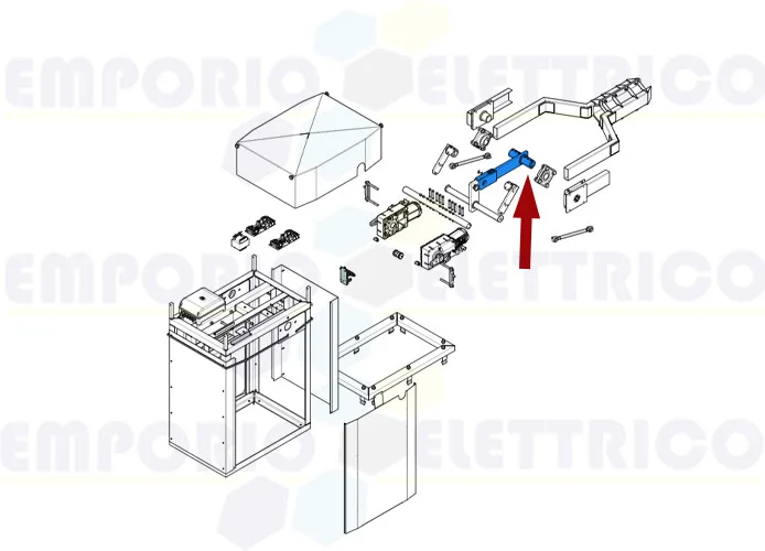 came ricambio braccio contrappesi g12000 119rig114