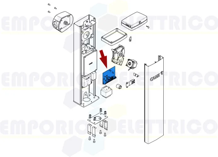 came ricambio scheda zlb30a 88003-0054