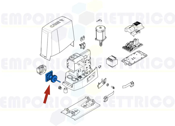 came ricambio gruppo riduzione bkv reversibile 88001-0268