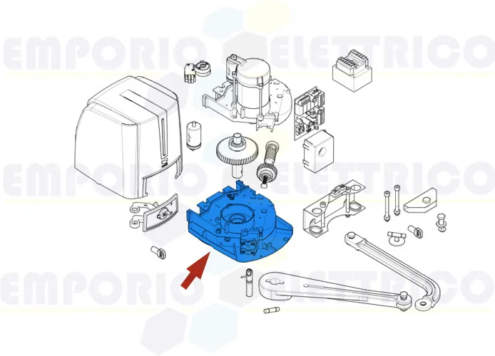 came ricambio cassa motoriduttore fa70230 fa70230cb 88001-0265