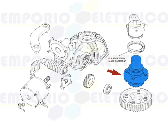 came ricambio albero lento frog plus 119ria112