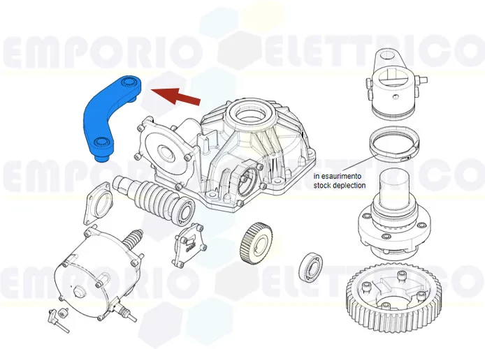 came ricambio leva di trasmissione frog plus 119ria117