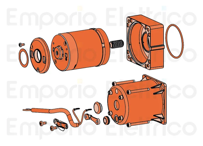 faac ricambio motore 390/trigon 24v 63000596