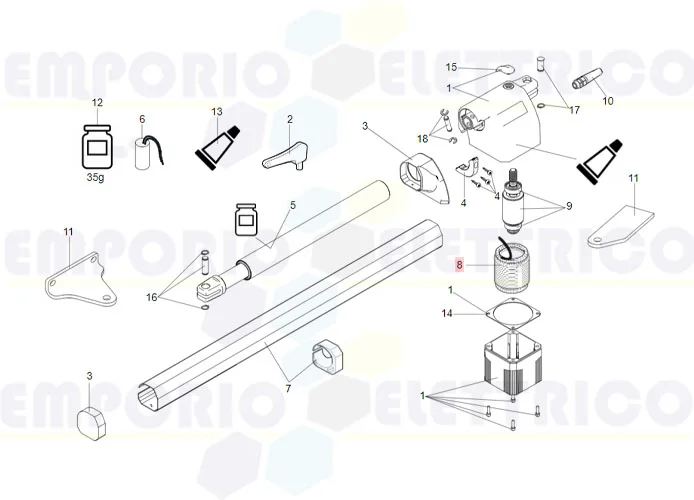 faac ricambio statore 412-bat 230v 746030