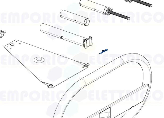 came ricambio perno sicurezza unipark 5 pz 88003-0113