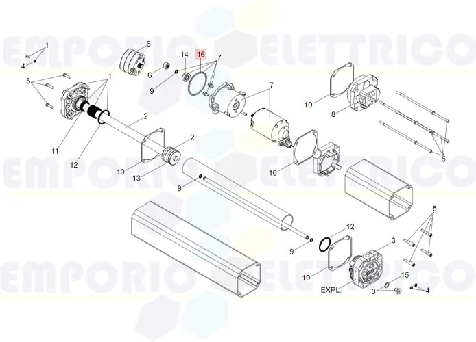 faac ricambio guarnizione orm 0570-30 (57x3) 63003255