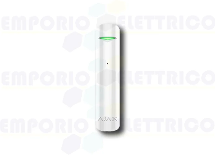 ajax rilevatore di rottura vetri wireless glassprotect bianco 38109