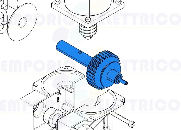 came ricambio albero lento cat-x 119rix004