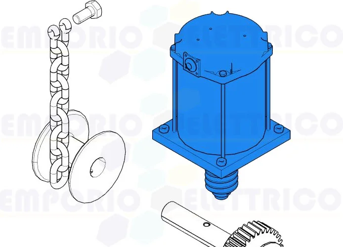 came ricambio gruppo motore cat-x24 119rix011