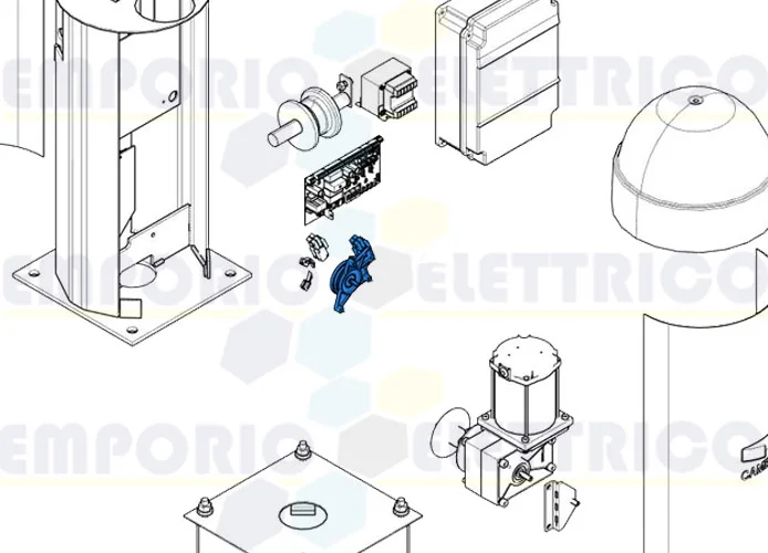 came ricambio gruppo finecorsa meccanico cat-x 119rix014