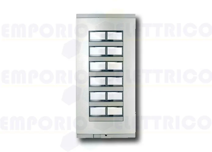 came bpt pulsantiera grigio chiaro 12 pulsanti hep/312d gh 60099400