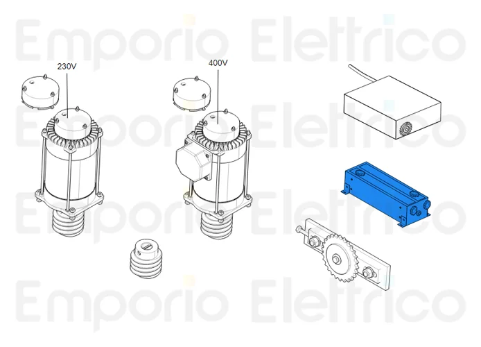 came ricambio originale gruppo finecorsa meccanico c-by 119ric047