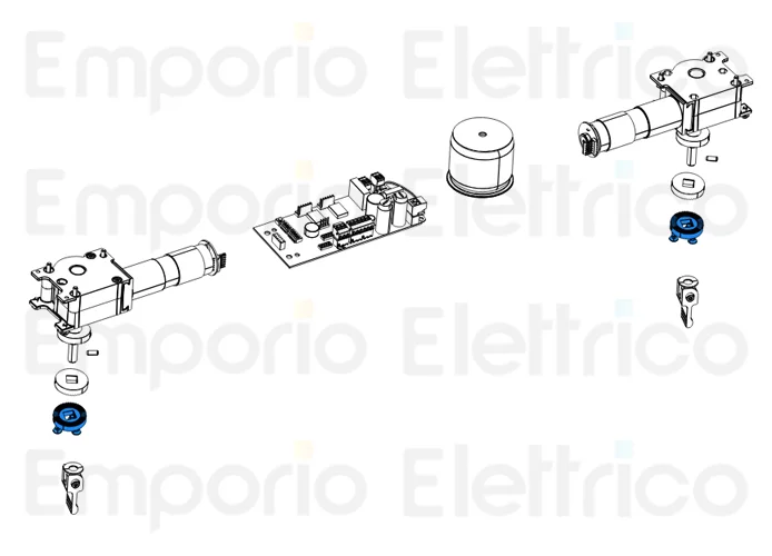 came ricambio originale 2 pz frizione inferiore volare-voila 119rid479