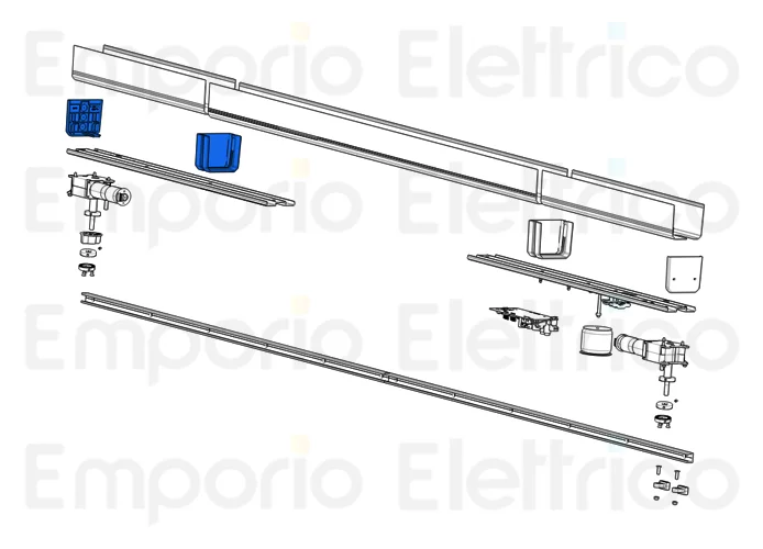 came ricambio originale tappo sx + fascetta voila 119rid398