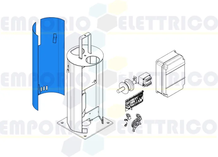 came ricambio coperchio posteriore cat-x 88003-0173 (ex code 119rix013)